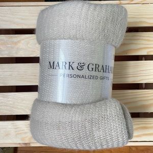 Mark & Graham neutral throw blanket